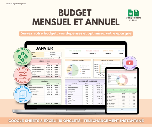 Budget Mensuel et Annuel