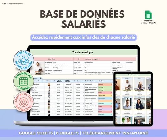 Base de données salariés