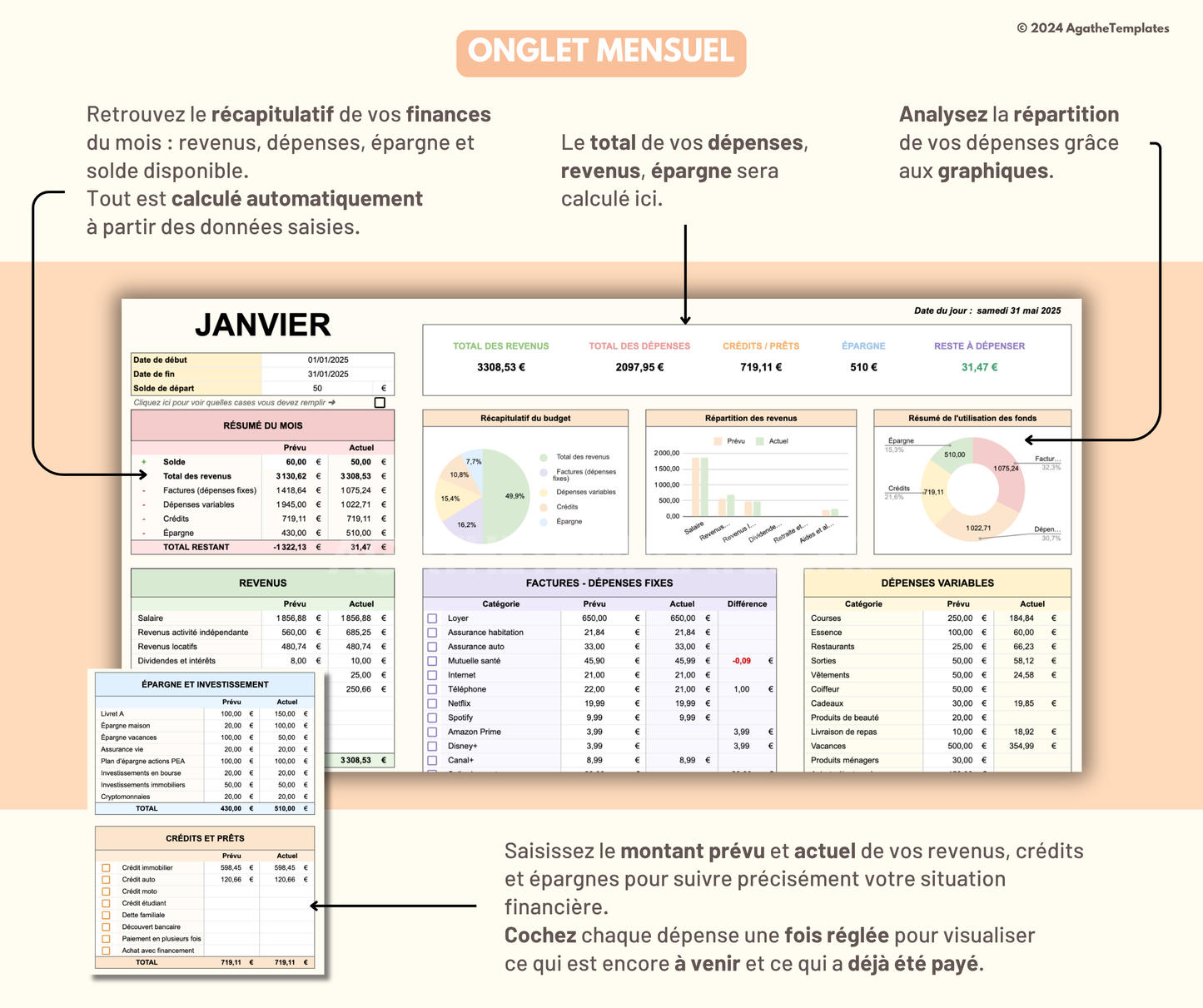 Budget Mensuel et Annuel