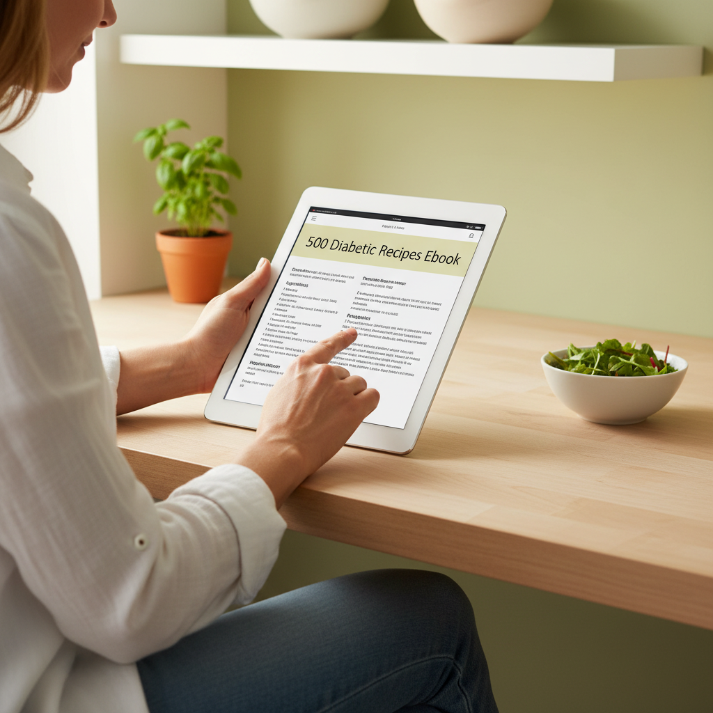 500 Diabetic Recipes Ebook | Low Carb, Sugar-Free (PDF Download)